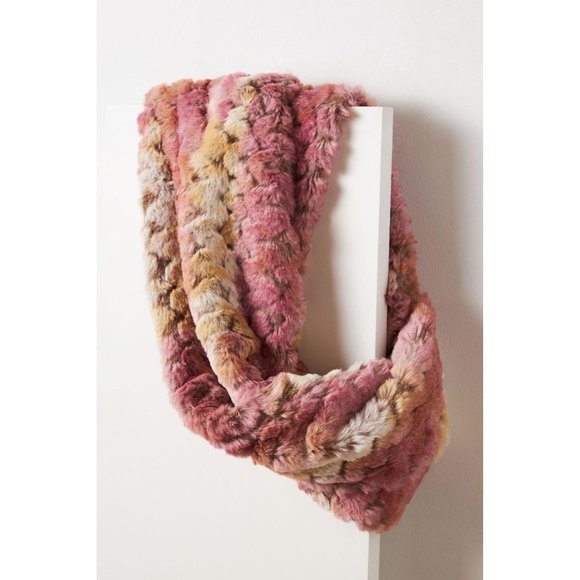 Anthropologie Remy Faux Fur Cowl Scarf - Picture 3 of 5